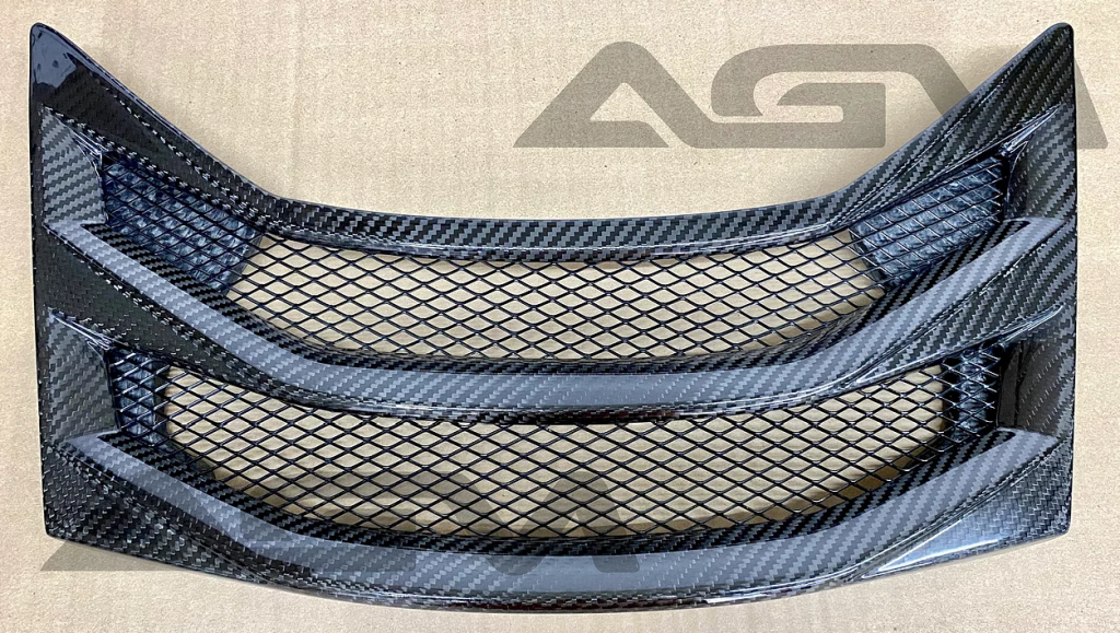 AGM C8 CORVETTE Carbon Fiber Engine Hatch Both Vents — American