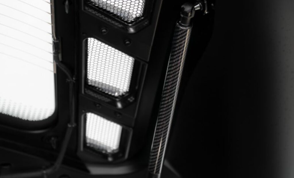 thumbnail image 2 of TENKIDOM Carbon Fiber Hood Struts Compatible With Ford 2 of 9